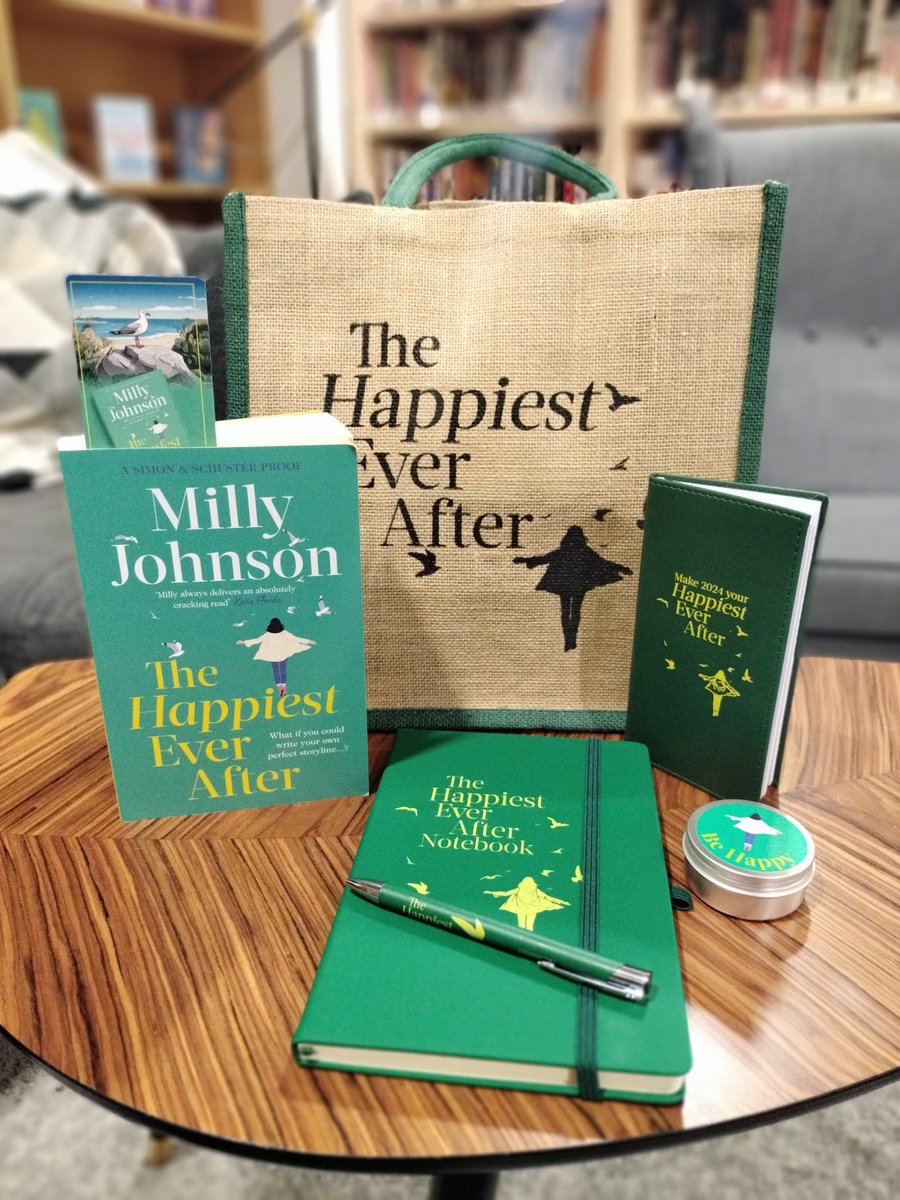 LOOK at this VIP treat <a href="/millyjohnson/">📚✍️Milly Johnson ✒️🐕🐈‍⬛</a> has given me, to giveaway to one of you!

Simply RP&amp;Follow by noon 16/11 to get your name in my Big Hat of Chance to #WIN this INCREDIBLE #TheHappiestEverAfter bundle (tote, 2024 diary, notebook, pen, whipped soap, bookmark &amp; SIGNED proof).