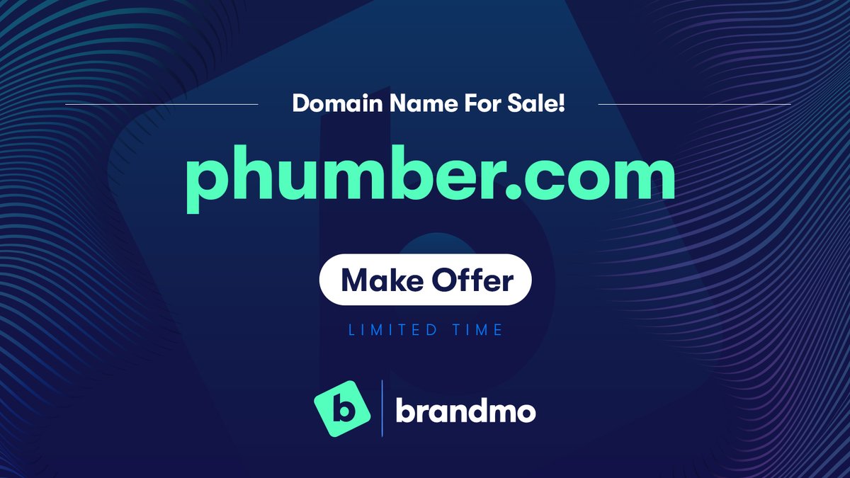 phumber.com - Phone number! 

This brand is for sale and perfect for call forwarding services, business lines, text, VOIP, voicemails, and more. #phumber #phonenumber #voip #burner #domains #domain #domainname #naming

Inquire at: ow.ly/U10o50Q3wCp