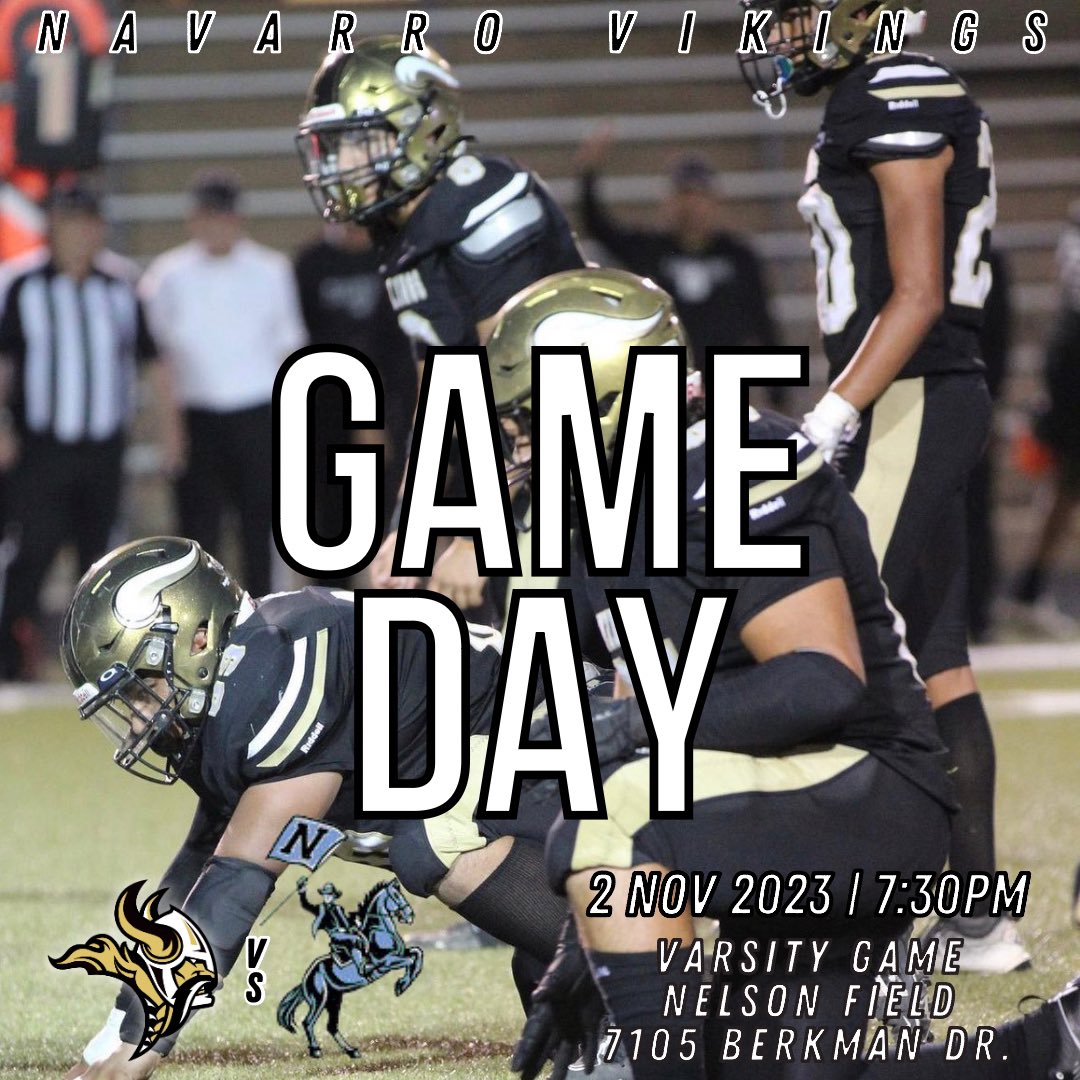 Navarro Viking Football tweet media