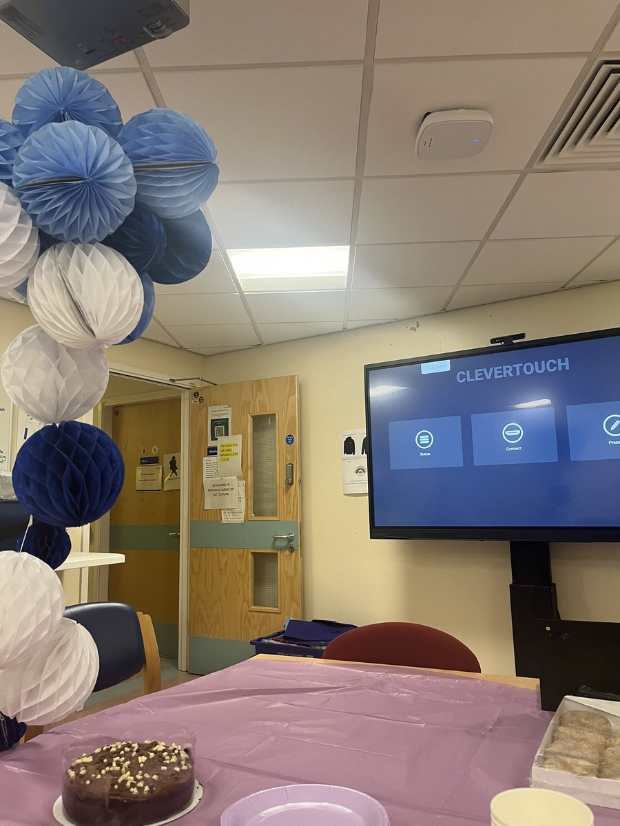 The happiest of handover days… New ED interactive screen. With wonderful thank yous to all who helped secure it 👏