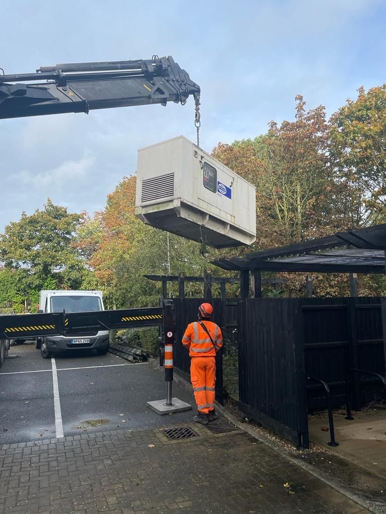 dptanks's tweet photo. DP FTS are officially in the standby generator decommissioning business! Please give us a call if you have a redundant generator and associated fuel storage, ￼that needs removing safely and recycled environmentally - 01737 767524. https://t.co/fpZwtid5dN