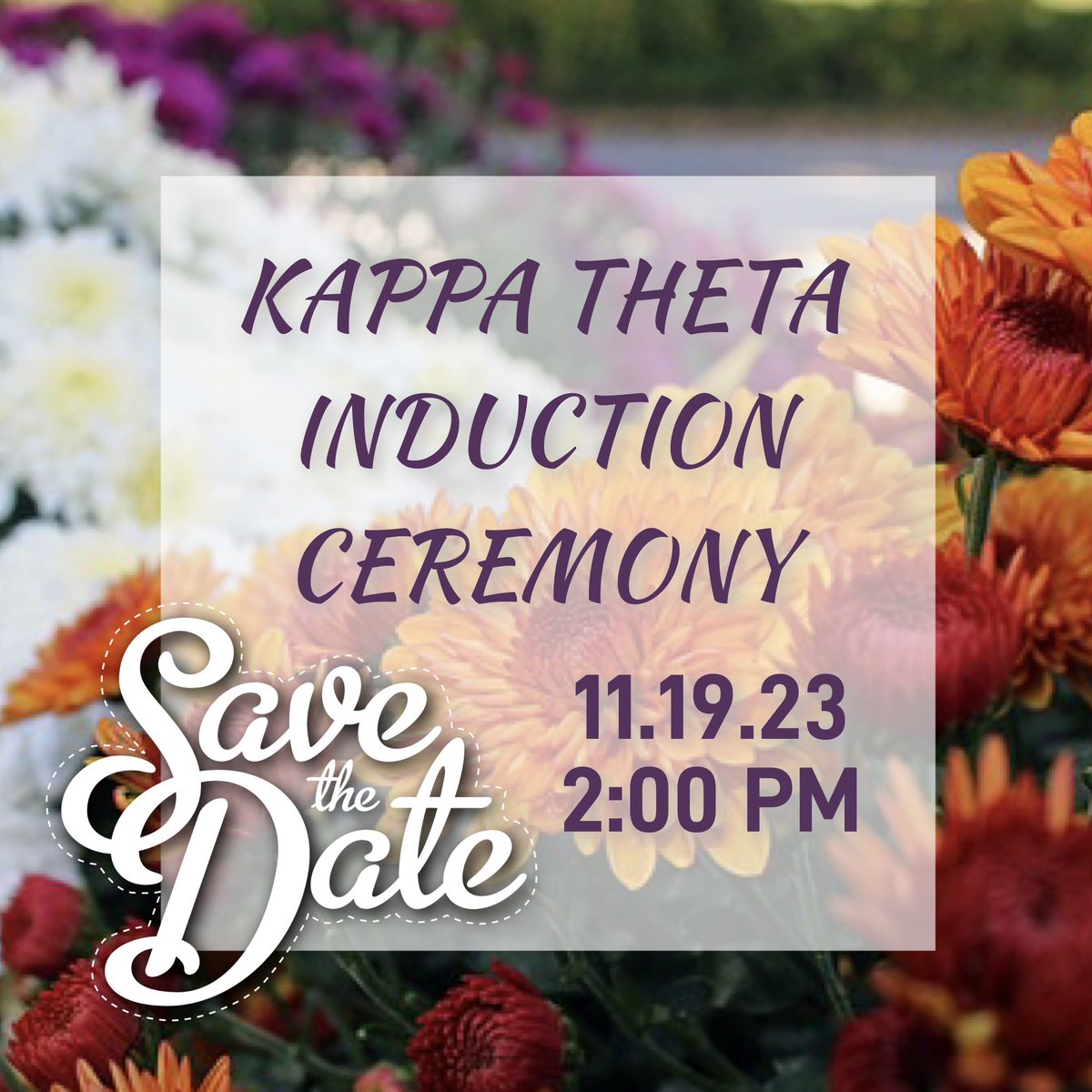 Save the date for our Fall 2023 Kappa Theta Induction Ceremony on Sunday, November 19, 2023 at 2:00 pm at the WKU-Med Center Health Sciences Complex! More details coming soon!