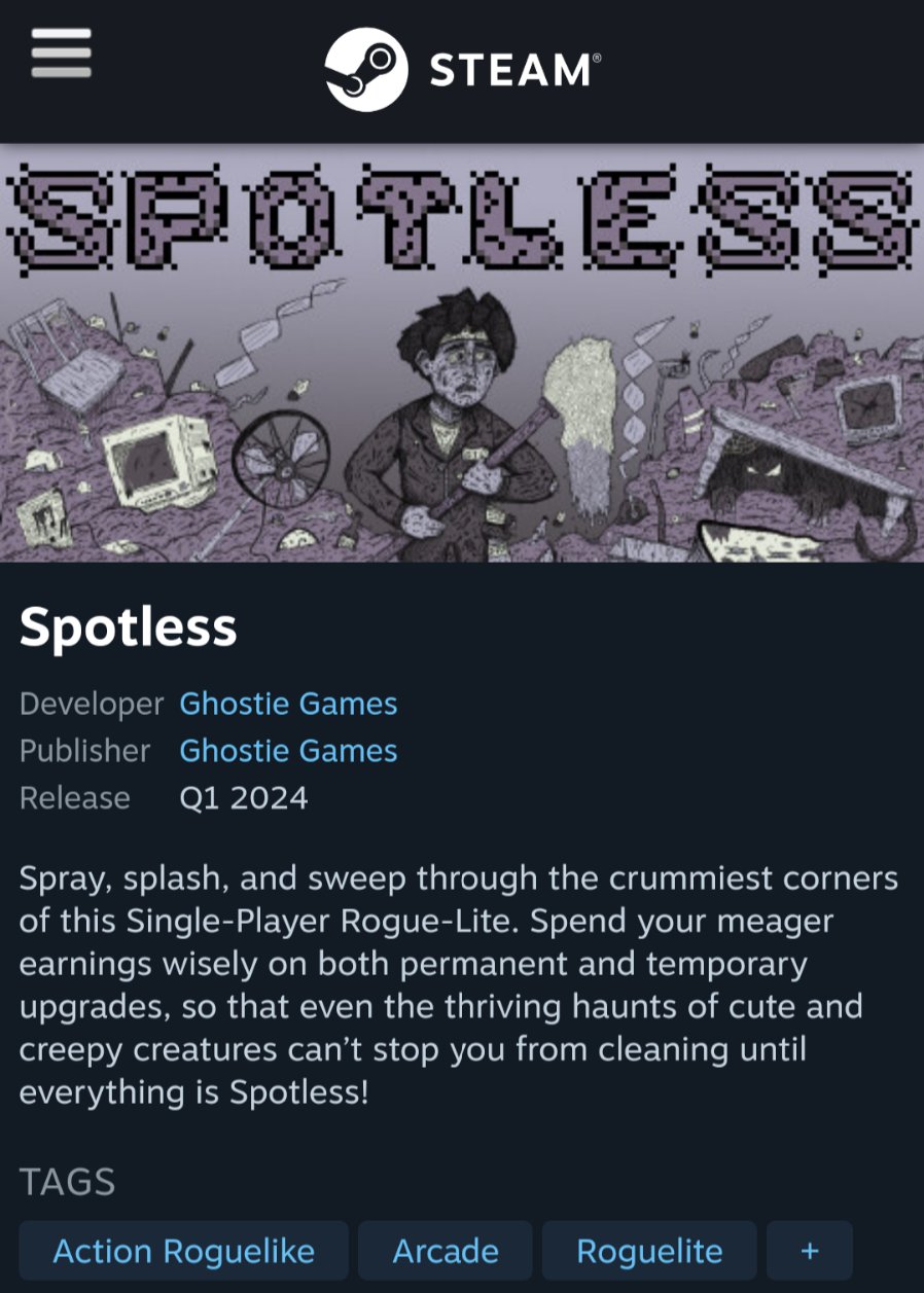 Spotless on Steam