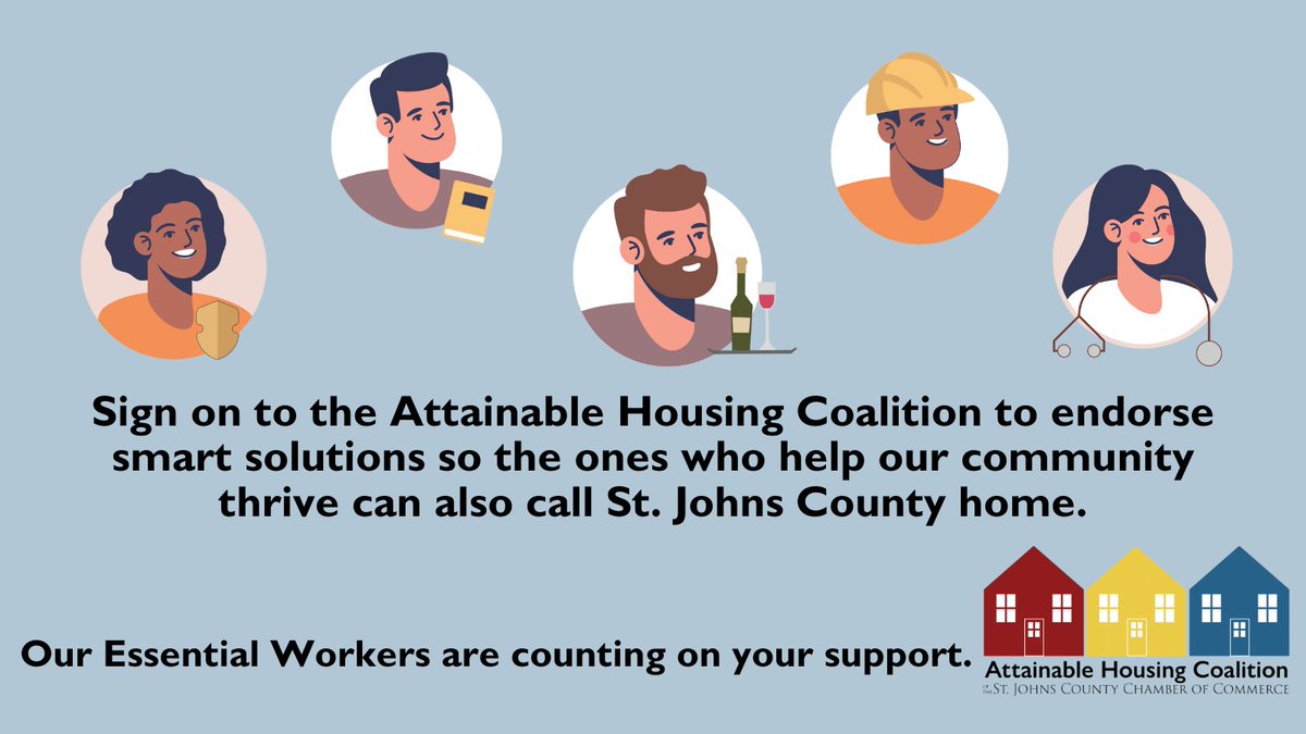 yoursjcchamber's tweet photo. The concerns of attainability and housing availability have reached a critical point, and it’s time for action. We’re reaching out to you to join our Attainable Housing Coalition and help us in advocating for sustainable solutions. https://t.co/tmGdJJjNr1 https://t.co/v62lX8KF0i