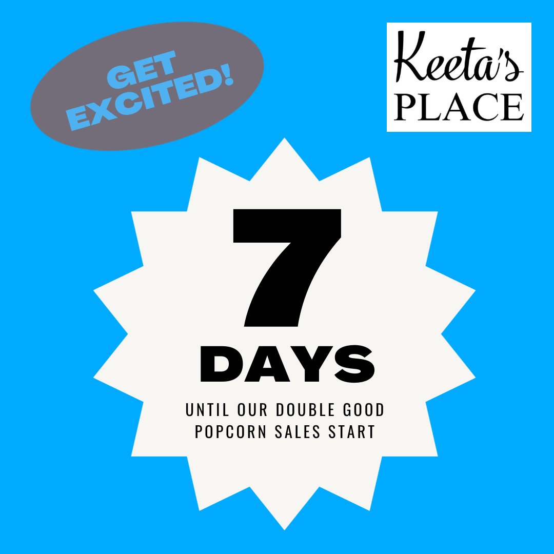 KeetasPlace's tweet photo. We are 7 days away!!! Consider giving to our cause, to benefit our Women of Tomorrow.

#fundraiserevent #mentorshipmatters #popcorntime #popcornlovers #charitableorganization https://t.co/mSntVcDE8C
