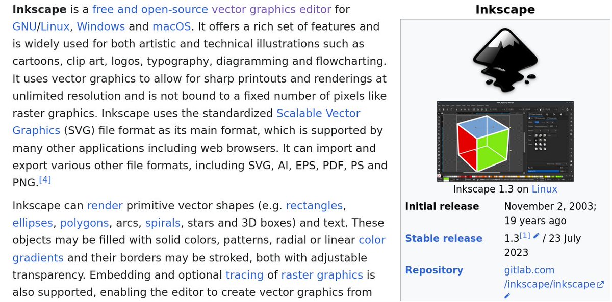pa_furijaz's tweet image. Today It's the #Inkscape birthday! 20 years have already passed. SGV is a standard thanks to #W3C for the open vector standard. #OpenSource #GPL #Linux #vector #graphic #FOSS
inkscape.org