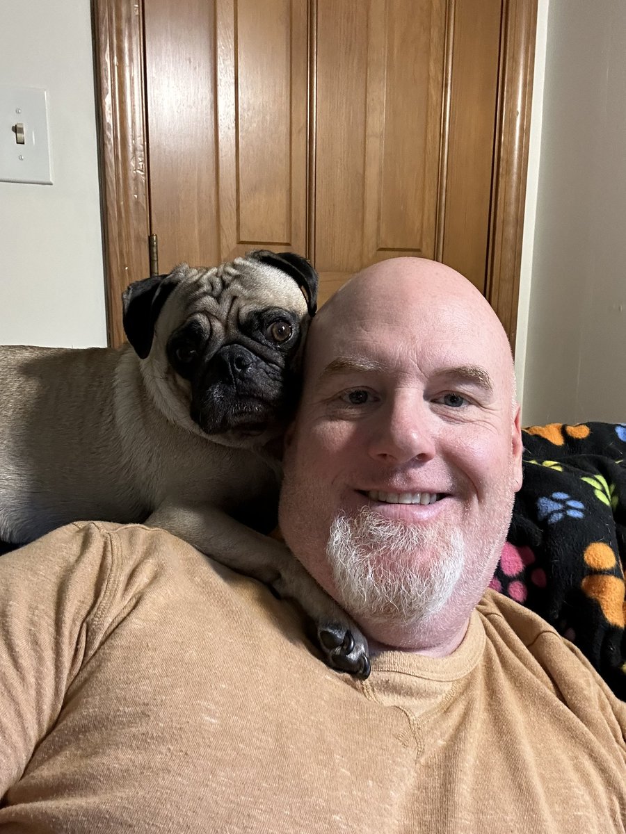 Pug Hugs are the best 😁🥰🐶 #HendrixPug #pugsofX #pugs #dogsofX
