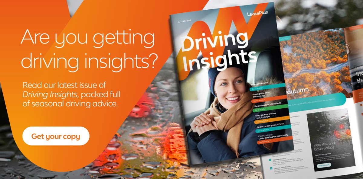 Take a look at the latest issue of Driving Insights for Autumn driving advice, seasonal maintenance tips and safety information. 🍂 #AutumnDriving #StormSeason #DriverSafety #StormCiaran leaseplan.com/en-gb/blog/dri…