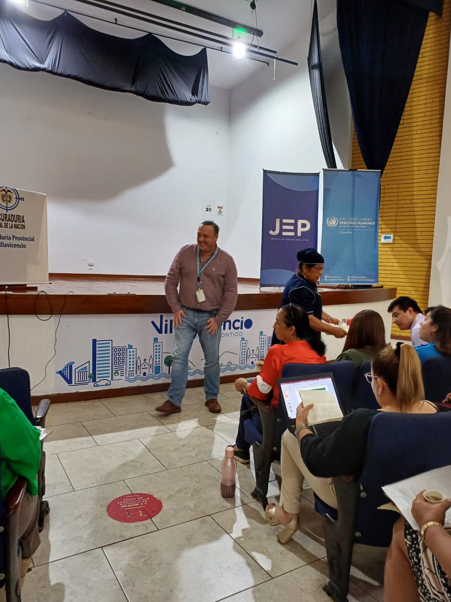 ONUHumanRights's tweet photo. Facilitamos espacios de trabajo entre @JEP_Colombia  #UARIV @PGN_COL y Personer@s de todo el #Meta. Articulan planes de trabajo para garantizar el acceso a derechos de las comunidades. https://t.co/ntqHJToodN