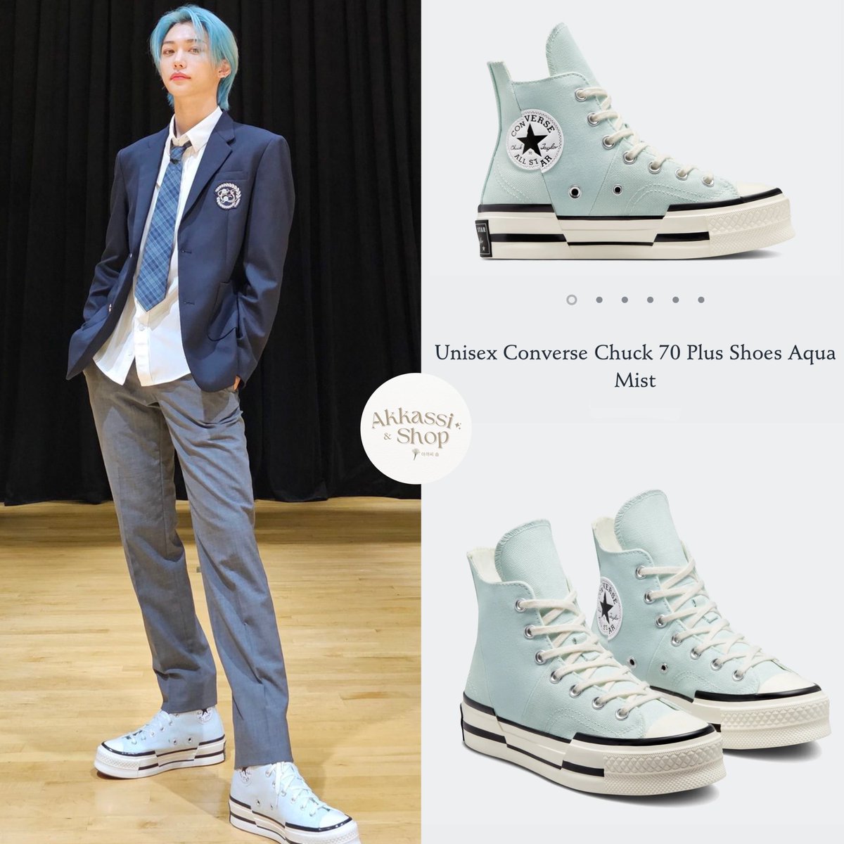 nakmura_minami's tweet photo. #พรี รองเท้าที่น้องหลิกใส่ถ่าย MV HEARTRIS ของ NiZiU  เป็นของ  Converse Chuck 70 Plus Seasonal Color AQUA MIST สีจะออกฟ้าอ่อนๆค่ะ 🩵

Price : 2,990.- ( มัดจำ 990 )

สอบถาม : สั่งซื้อ  dm/line 💌

#Felix #Felixootd #ตลาดนัดstraykids #ตลาดนัดเด็กหลง #Felixstyle #LeeYongBok #Yongbok https://t.co/jvpB8UGGQd