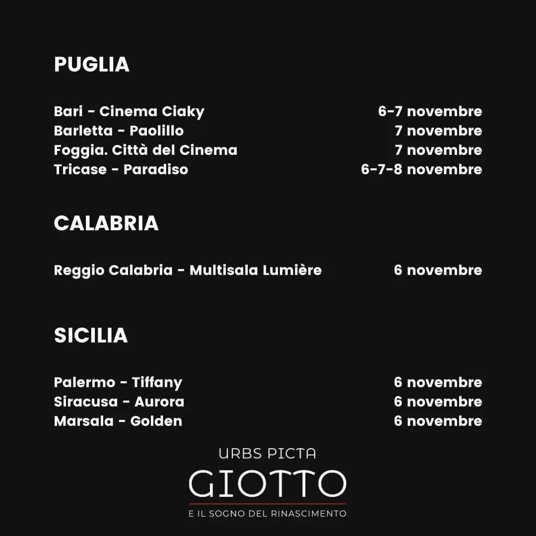 “Urbs Picta. Giotto e il Sogno del Rinascimento”, scopri dove vederlo al cinema! #giotto #urbspicta #documentariodarte #arte #padova
