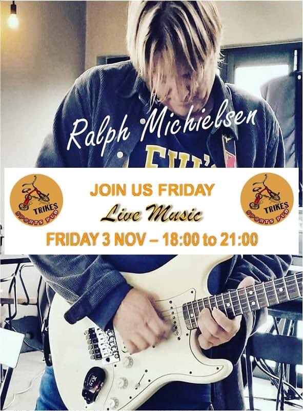 Trikes Sports Pub Friday 3 November 18:00-21:00