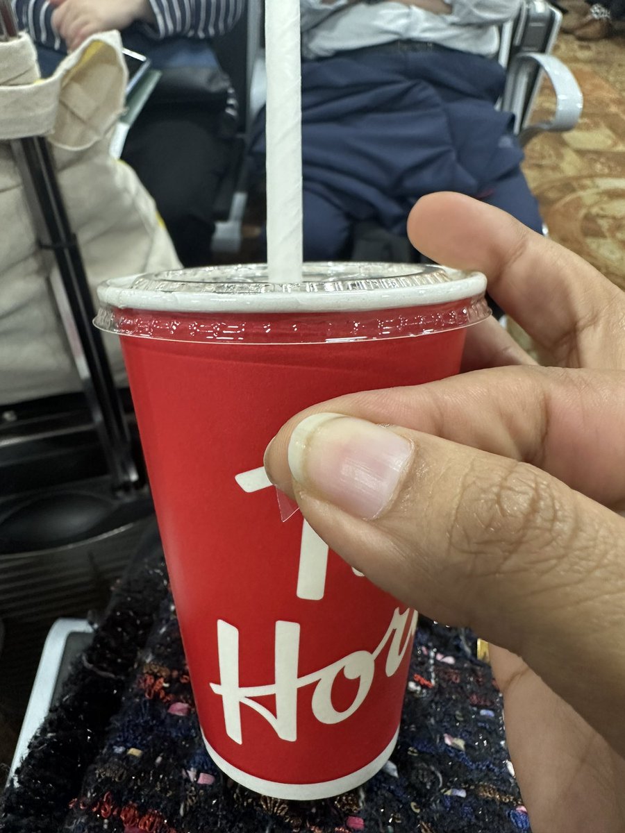 ACTspeaks's tweet photo. Here is to my personal halloween moment when a very sharp plastic piece ( probably broken packaging ) slid through my drink into my mouth ! @TimHortonsIndia what’s up? @TimHortons 
Sharp plastics floating in your drink. Absolute horror ! #timhortons https://t.co/8CwoMwqYoS