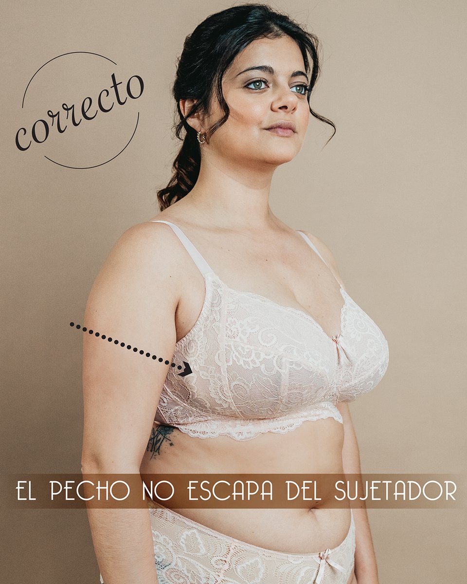 ¿Quieres saber si tu sujetador sin aros es de tu talla correcta? 🤔

➡️ ¿Las copas cubren todo el pecho?
➡️ ¿No sobra pecho por la parte superior y laterales?
➡️ ¿La banda de contorno no sube por la espalda?

Si has respondido sí a todo, estás en el buen camino.