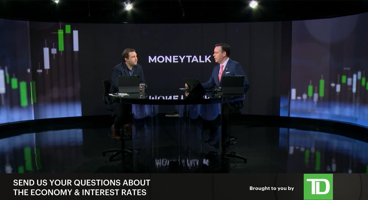 Today on MoneyTalk Live, bond #Yields are falling and #markets are rallying after the #FederalReserve held on #InterestRates. Chris Whelan of TD Securities joins us to weigh in on the potential path for rates. Log into WebBroker at Noon ET. Brought to you by TD Direct Investing.