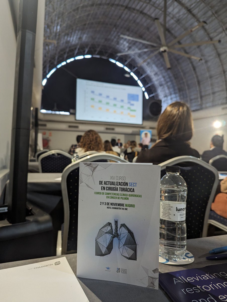 ToracicaNegrin's tweet photo. Empezando el XIV Curso de Actualización @SECTtoracica ! https://t.co/lAwQoeoeK5