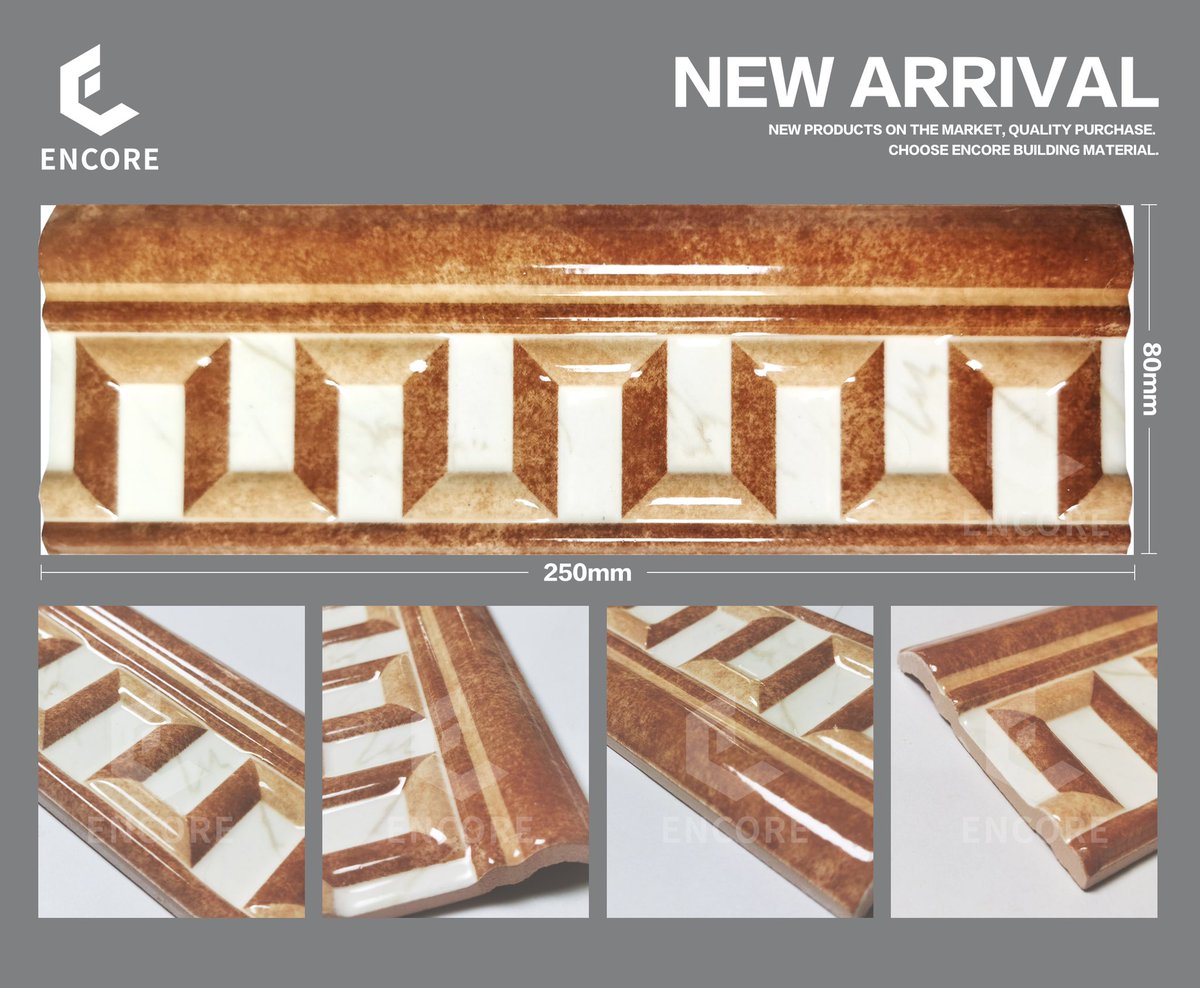 Yingdishi's tweet image. In stock product---Transform Spaces with Ceramic Borders! Add a touch of sophistication to any room. Durable, elegant, and easy to install.#homedecor #interdecor #tilesdesign #DIY #luxuryhomes