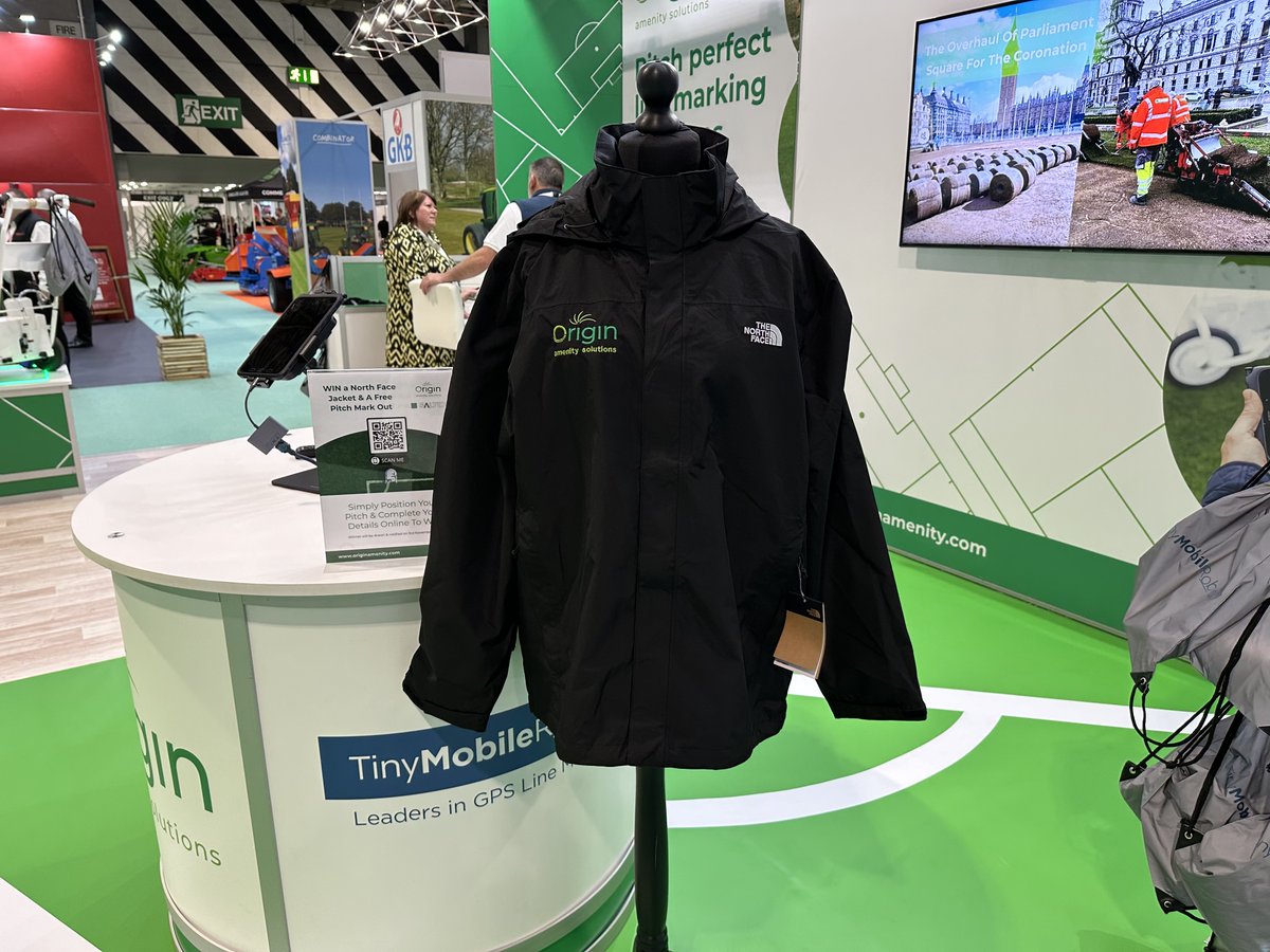 OriginAmenity's tweet photo. Don't miss out on the chance to win this North Face jacket and a free pitch mark out!
If you are at @SALTEX_show, simply head over to Stand G057 and ask our team about the competition. Good luck everyone!
#OriginAmenitySolutions #SALTEX2023 https://t.co/vKptAV8ahv
