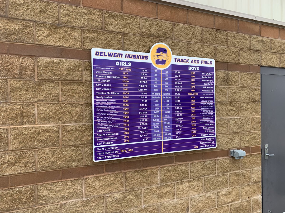 VarsityGroupDSM's tweet photo. Want to upgrade your record boards? We can help! Want a fun graphic? We can help! @OelweinHuskies has some great signage!
Contact Adam at adam@varsitygrp.com today for all your graphic needs!
#iowaschools #VarsityGRP #HuskyNation #Oelwein https://t.co/Ncxjhnf8wB