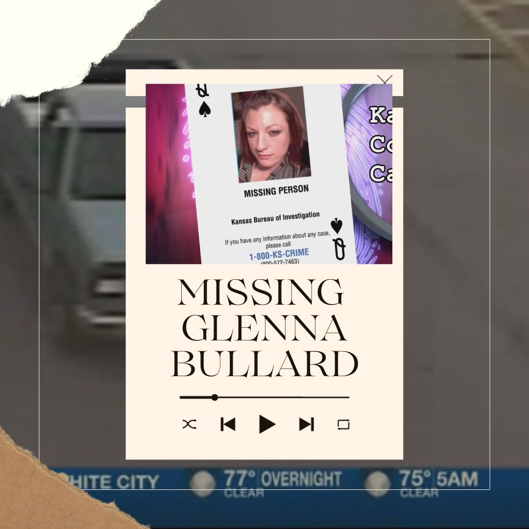 crime_scenes's tweet photo. New minisode. Missing Glenna Bullard from Lincoln, Kansas. Security footage from Walmart Salina, KS. If you have info contact KBI at 1-800-KS-Crime #MissingGlennaBullard #MissingKansas #ColdCasePlayingCards #NewEpisode https://t.co/qmpJTFoCzZ