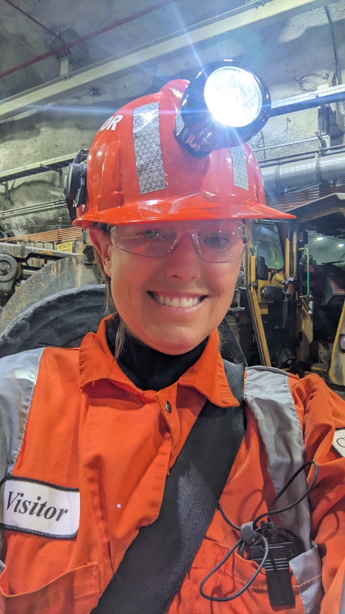 Coming up this weekend on #TheFeed on @siriusxmcanada across Canada and the US, we share my very first trip to an underground mine in a special 3-part @This_Is_Mining story. #ThisIsMining