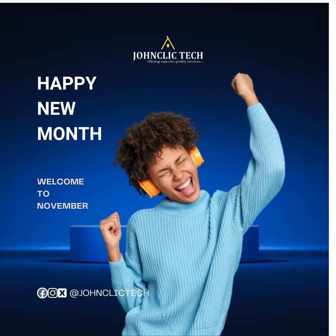 A month to get our 100% service, we're just a call away.

Have a blessed November.