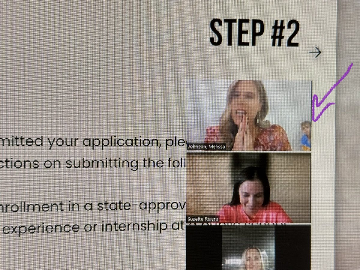 MJtech723's tweet photo. Keeping it real…I enjoyed presenting about the new Temporary Internship Certification Pathway last night while my son made many guest appearances! #struggleisreal #alwaysamom #WorkLifeBalance https://t.co/jvLPLm78iM