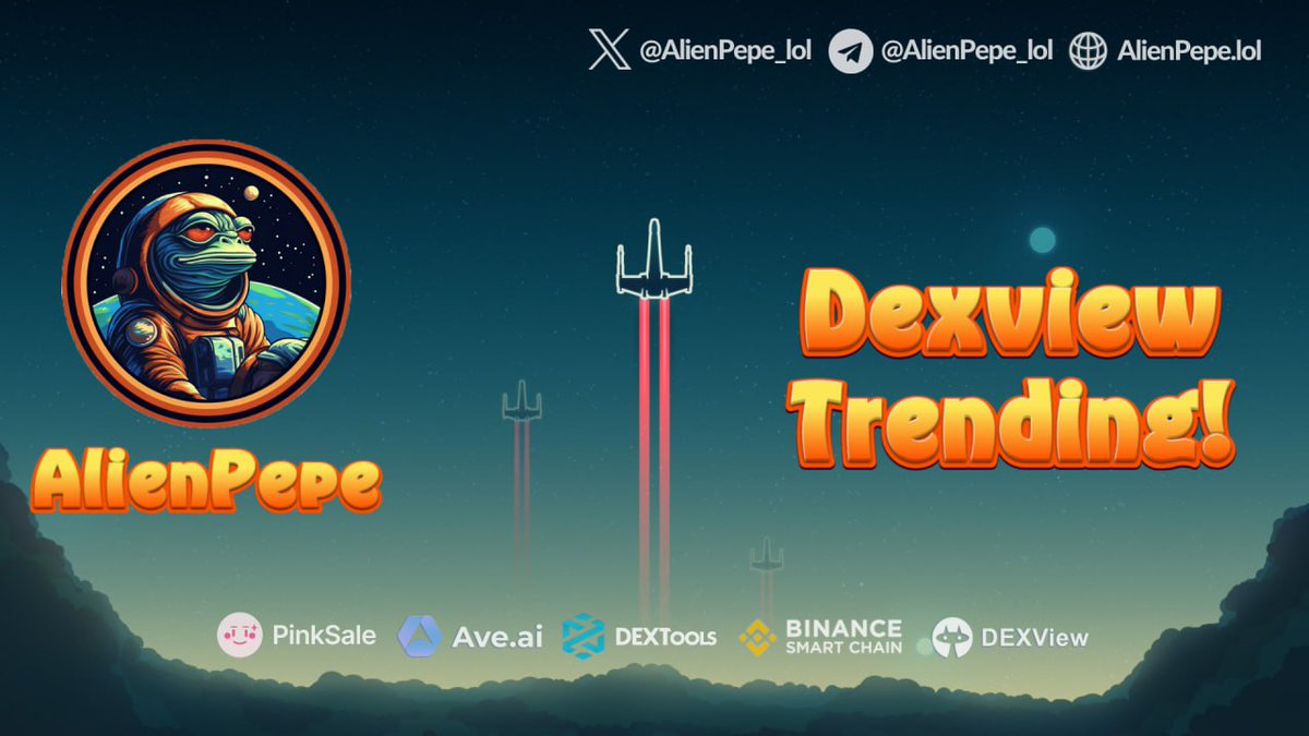AlienPepe_lol's tweet photo. Trending on DEXView!

https://t.co/sFPDBwlhFn

#dexview #trending #trend #alienpepe #bsc #bnb #launched #pancakeswap https://t.co/b0oKJZLVcs