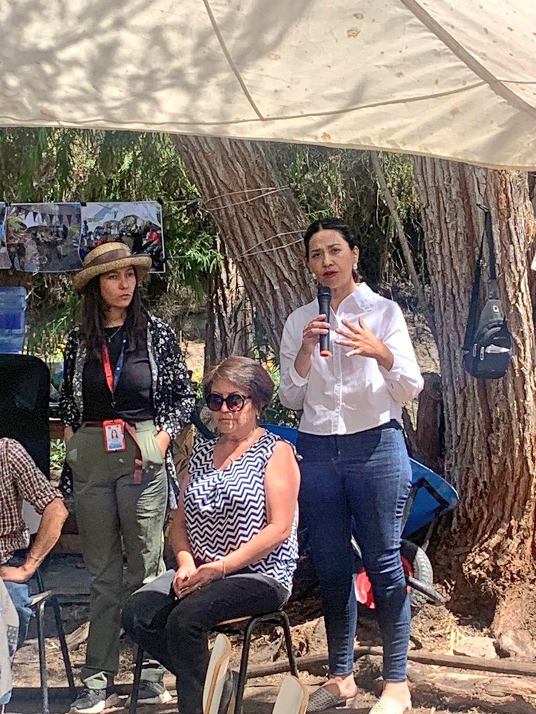 Senadis_Atacama's tweet photo. Directora @Senadis_Atacama junto al Alcalde de @AltodelCarmenCh y la Seremi @MDSAtacama en el cierre de #Fonapi "Huerto Inclusivo Sensorial".
Destacamos iniciativa local que ha impulsado el desarrollo de habilidades pre laborales y sociemocionales de las personas con discapacidad https://t.co/St6cEEb3OA