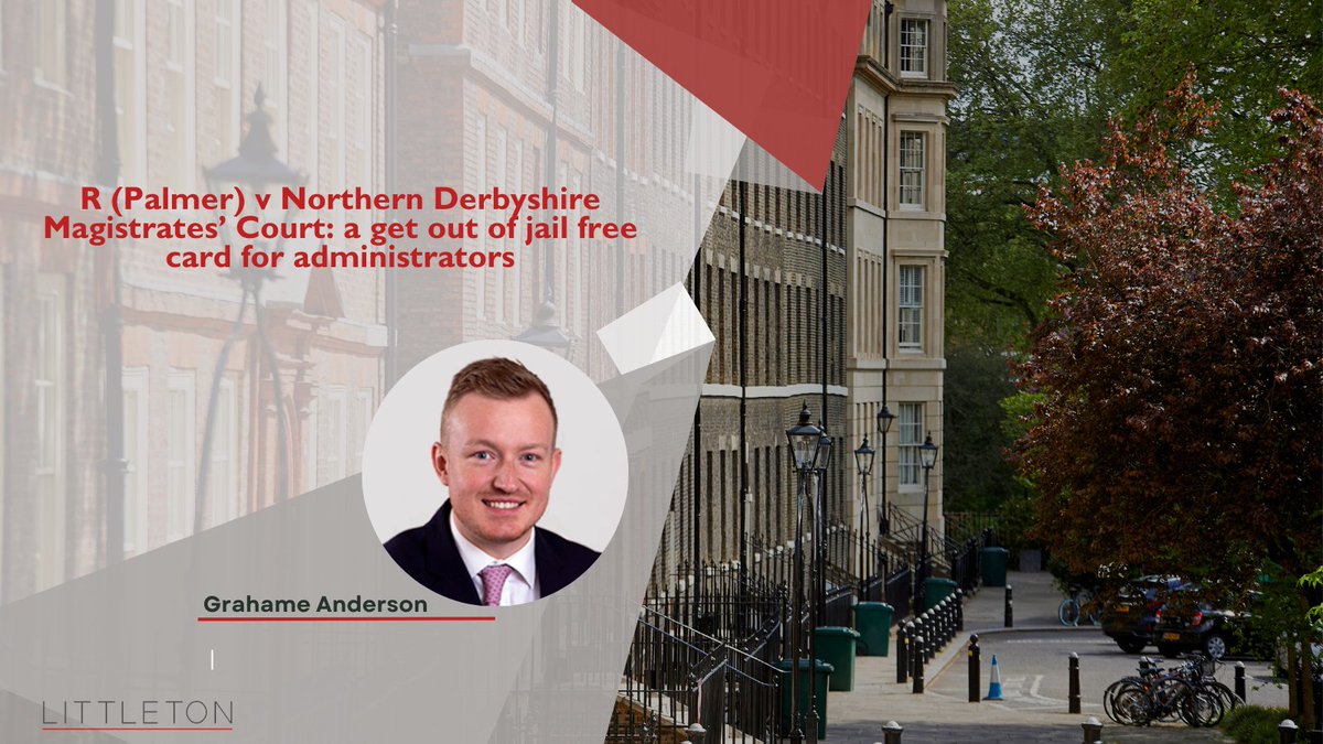 <a href="/GrahameAnders/">Grahame Anderson</a> comments on this important case, handed down today by the Supreme Court, in which <a href="/cowhoneybourne/">David Reade</a> acted for the successful appellant.

littletonchambers.com/r-palmer-v-nor…

#LittletonChambers #SupremeCourt