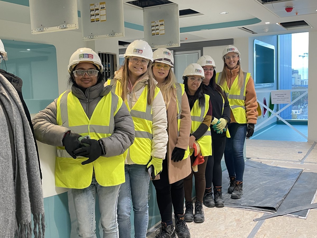This week was a very special site tour! Our nurses who are Chief Director of Nursing Leadership Fellows got to see our new children's hospital! 🤩 Very exciting times ahead in #ourchildrenshospital ❤️🙌