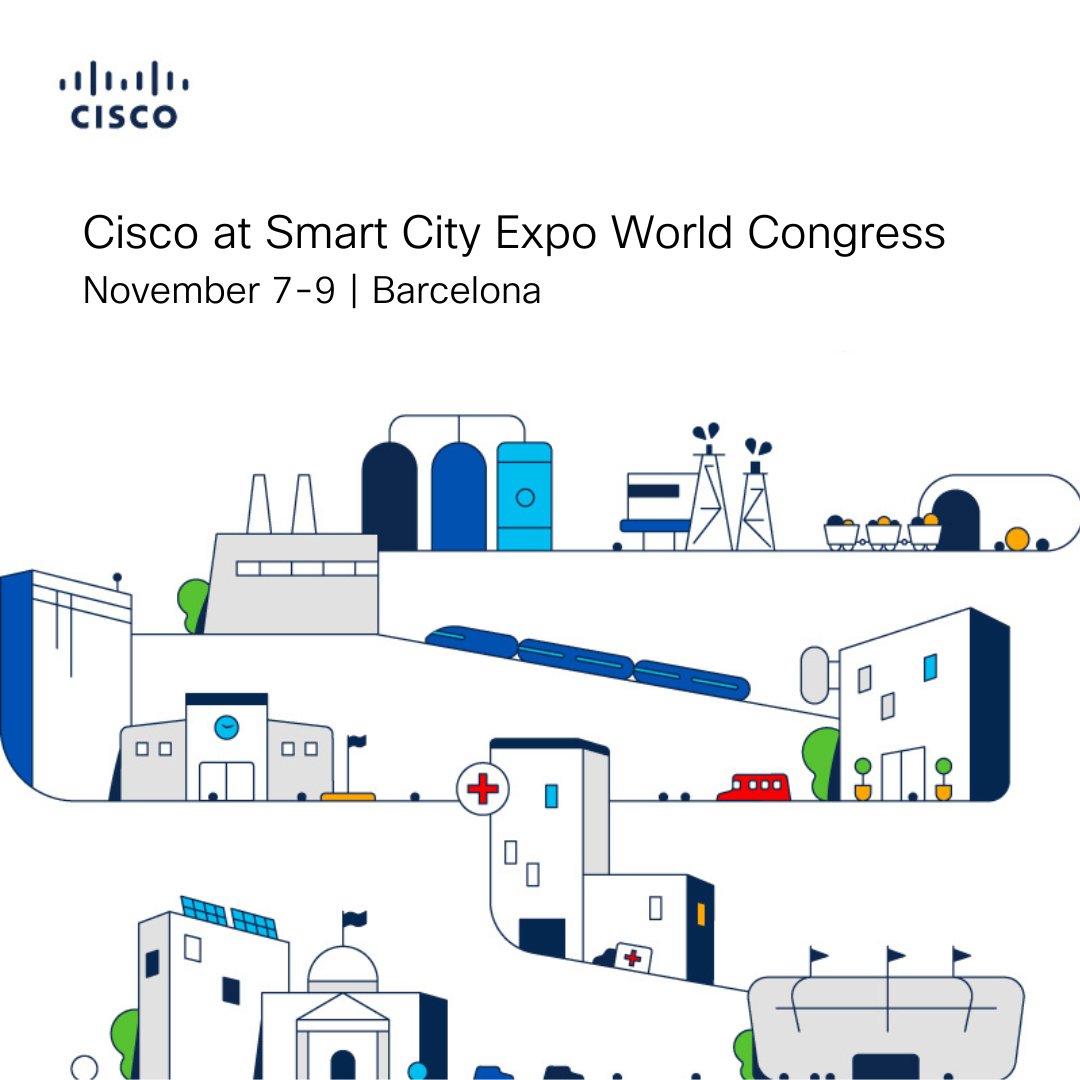 sthohm's tweet photo. Read more about the solutions Cisco is showcasing at Smart City Expo World Congress, that lay the foundation for a more connected, secure, and sustainable future in cities and communities. #SCEWC23.
https://t.co/jiVscatrV8 https://t.co/ixR2RYNep4
