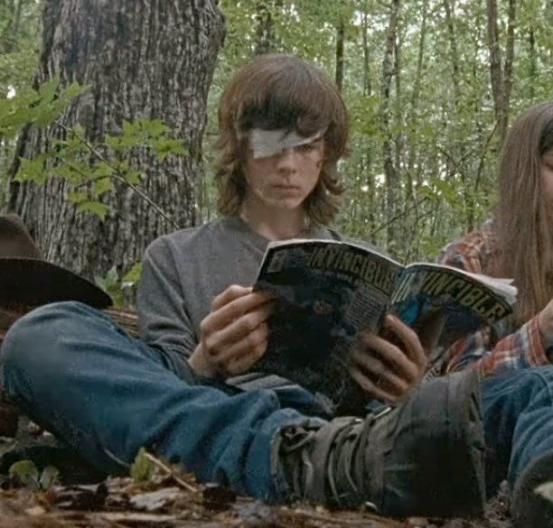 TheWalkingDead's tweet photo. doing some final recon before @InvincibleHQ season 2 https://t.co/ek8SJO2I5o