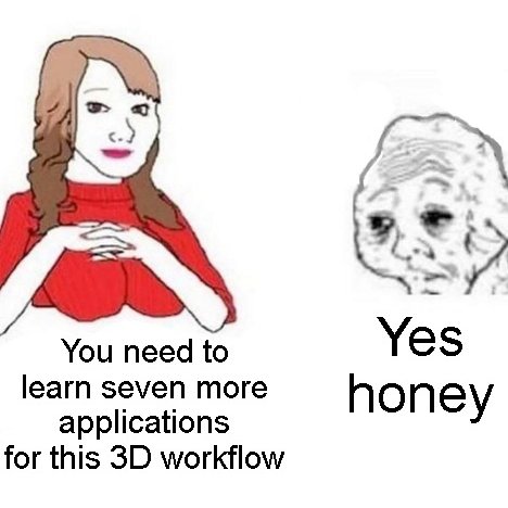 I'm learning 3ds Max now :(