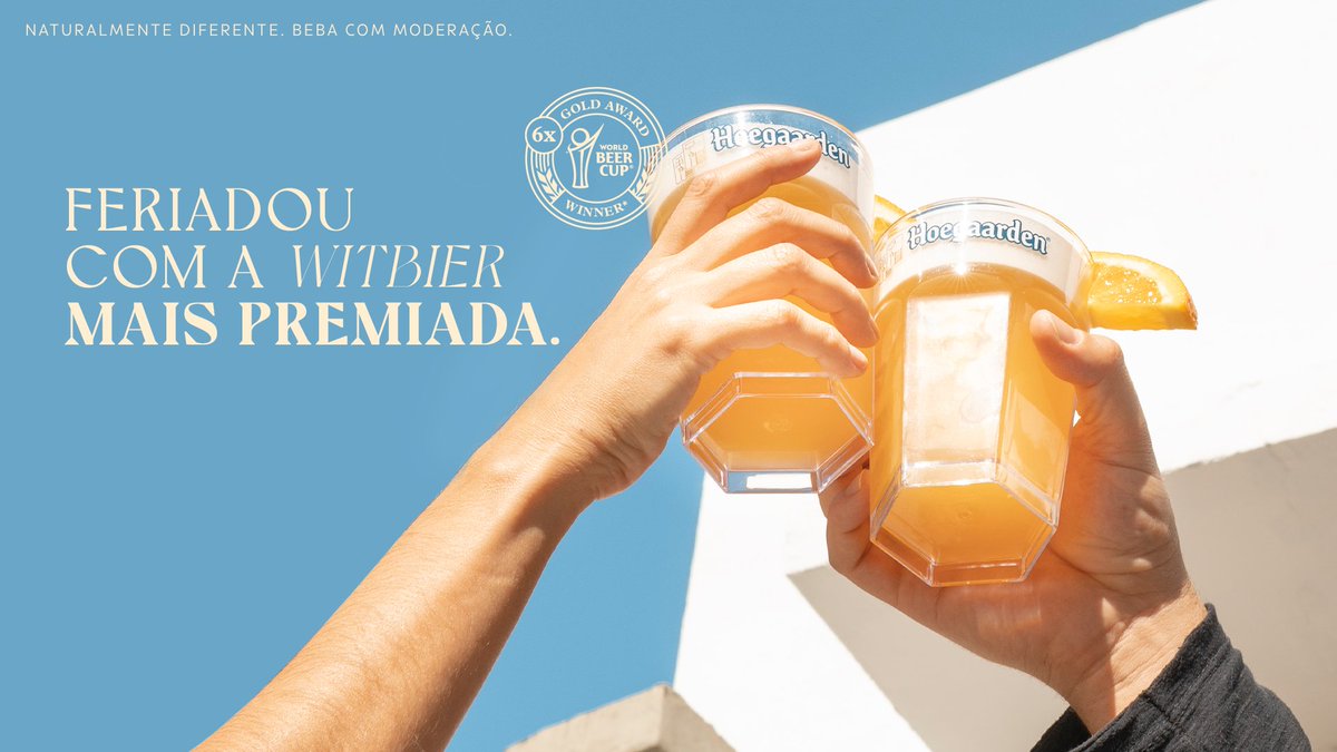 Que tal ver a vida mais florida, brindar com os amigos e ver o copo meio cheio na véspera de feriado? #NemTudoSãoFlores #MasSempreTemHoegaarden

#BebaComModeração
