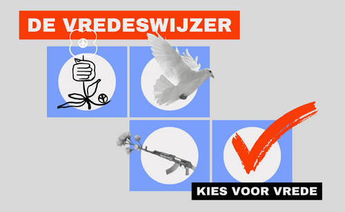 PAXvoorvrede's tweet photo. Welke partijen kiezen voor vrede? Doe mee met de PAX #Vredeswijzer en ontdek hoe partijen denken over wapens, defensie, investeringen in vrede en conflicten wereldwijd. 

Welke partij past het beste bij jou? 
🔸 Doe de vredeswijzer hier: https://t.co/b4IbWMoQtL https://t.co/CWAQr3pPzS