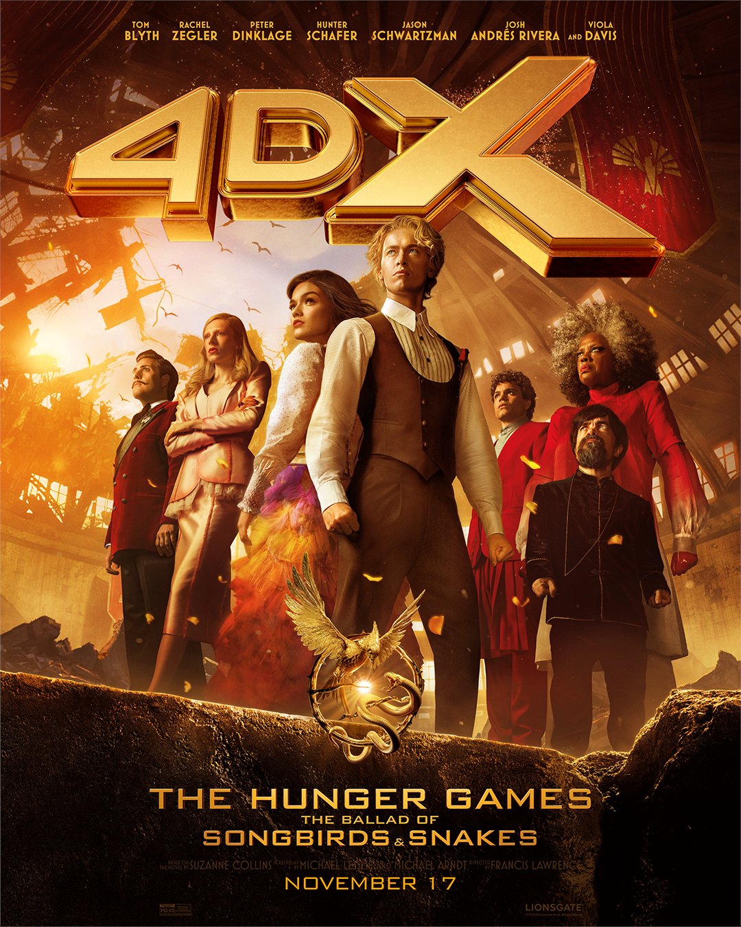 Hunger Games Ballad of Songbirds & Snakes 4DX poster 