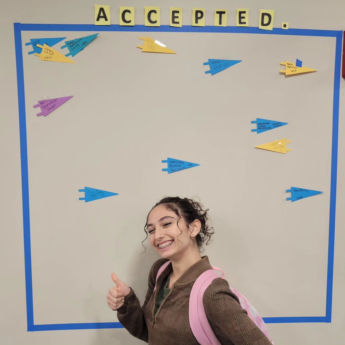 Congrats to Nate and Sam on receiving your first college acceptance! 🎉🥳 #college