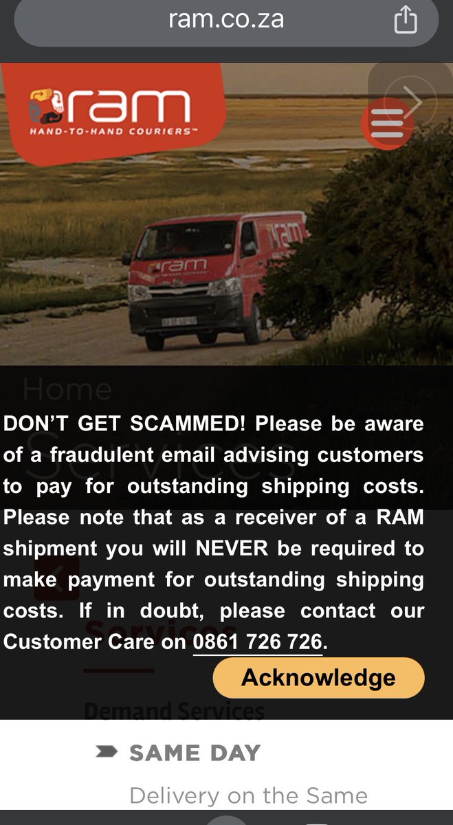 And I got this email.  They even sent a  a text. Be careful out there guys. 100 ways to get scammed online these days.
