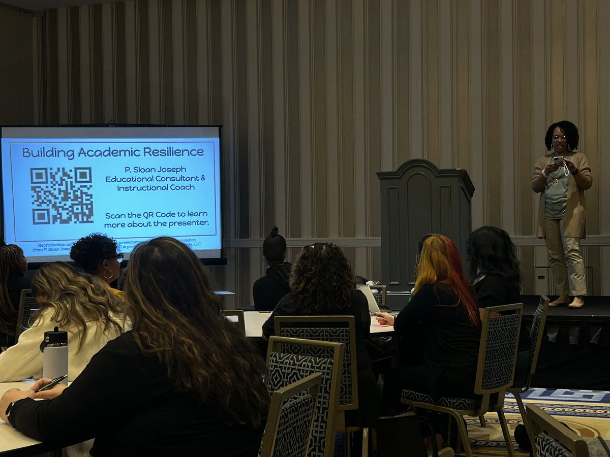 Can’t wait to hear <a href="/psloanjoseph/">Sloan-Keynote Speaker, Workshop Facilitator</a> present at #AMLE50  about building academic resilience!