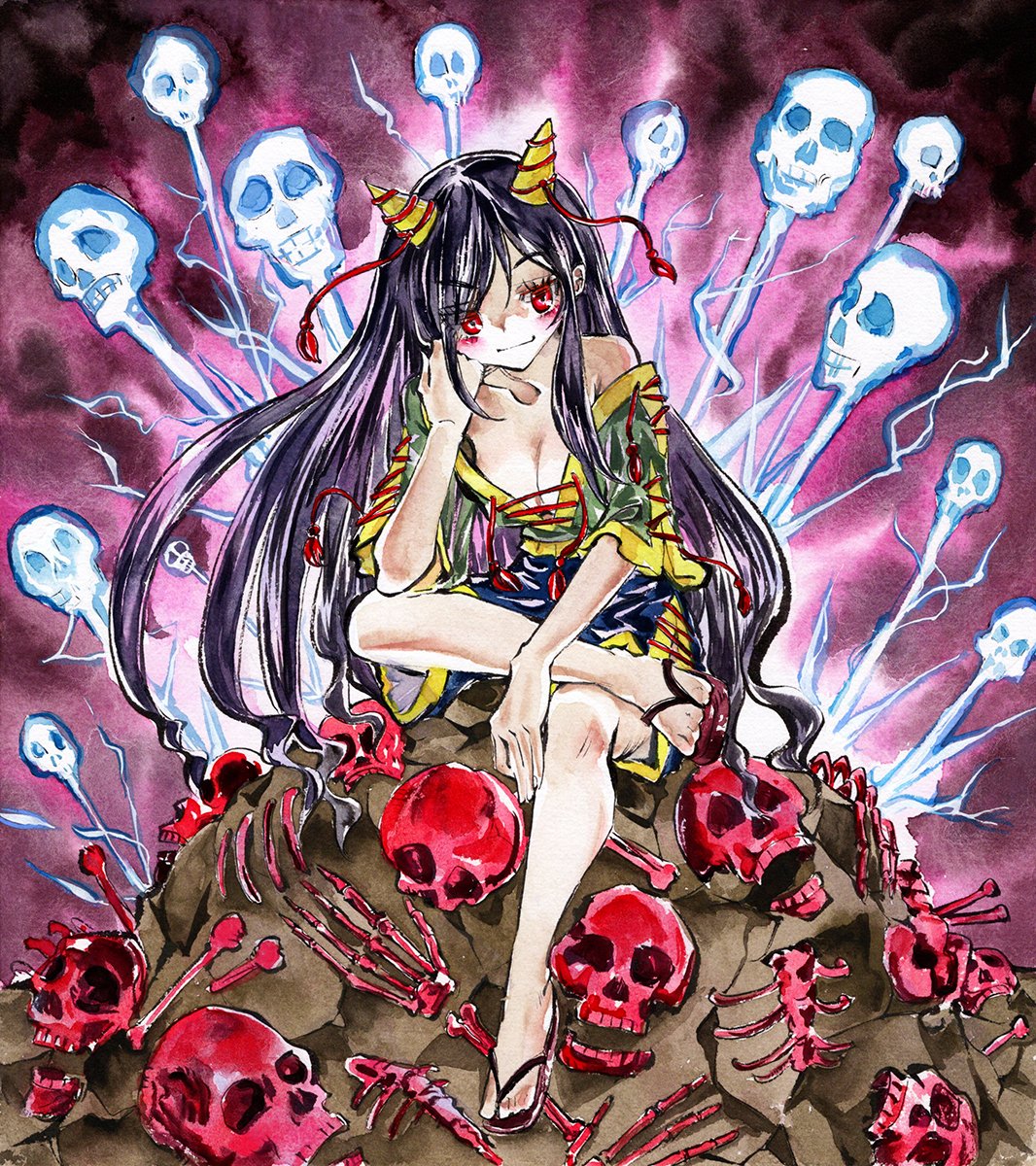 「日白残無#東方Project 」|カバヂのイラスト