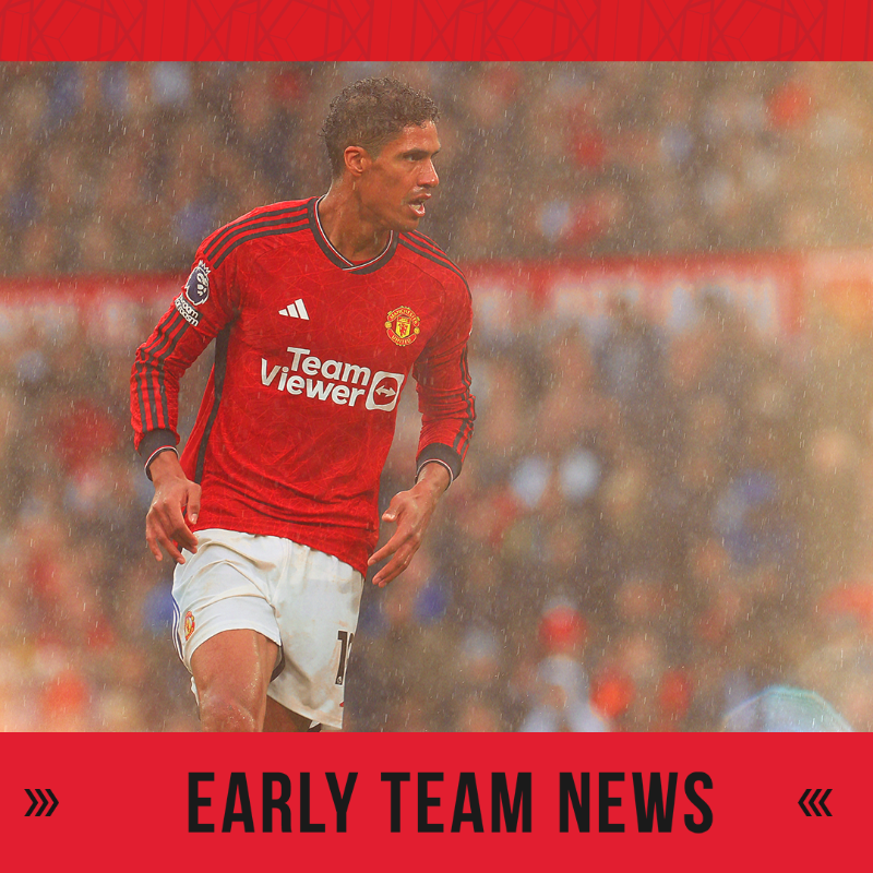 ManUtd's tweet photo. ℹ️ The latest on the United squad ahead of Saturday.

#MUFC || #PL
