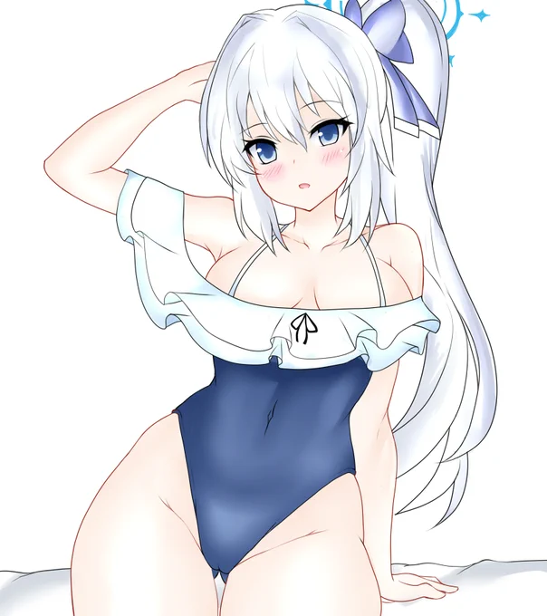 水着ミヤコ描いた4時間もかかってしまったわ