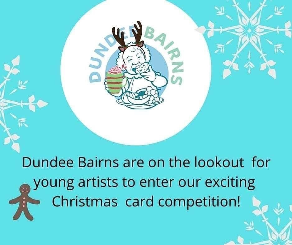 A reminder that our annual Christmas Card competition is LIVE and looking for young talented artists :)

Email all entries to susan@dundeebairns.org