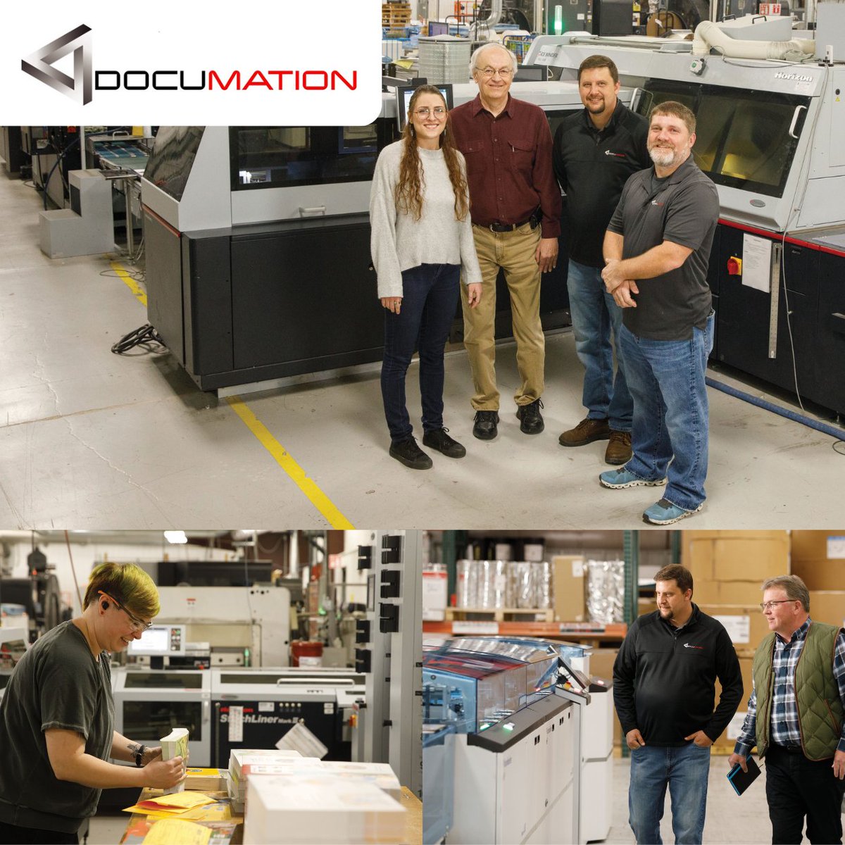 standard_finish's tweet photo. "This new line will ensure there’s no bottleneck..."
With 3 Hunkeler Roll-to-Cut/Stack and 2 Hunkeler/Horizon Smart Binding Systems, @DocumationWorks furthers their digital transformation.
Read more of their success story: https://t.co/WKXdrfvvpZ
#print #bookmanufacturing https://t.co/GcFn9Bc8eH