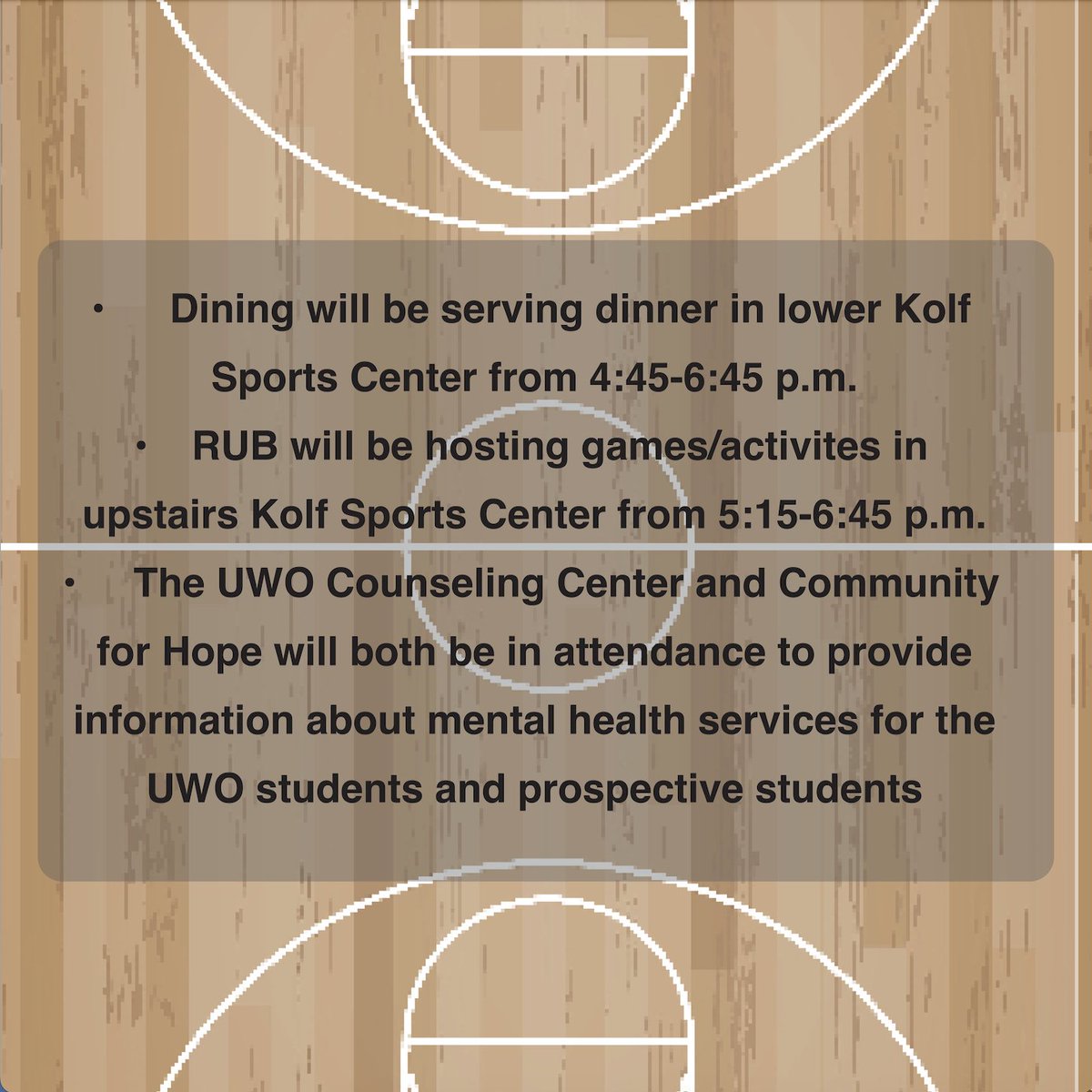 Season opener is Nov. 8 vs IIT! It is Welcome Back Bash and Titans Care Mental Health Awareness Night. Over 600 UWO Students attended last year!

We would be fired up to have you join us. t's also Clash's Kids Night = all kids 17&amp;under get in free!

#GDTBAT #OneFist