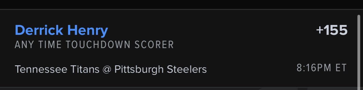 HotHandPicks6's tweet photo. Great value on Henry TD, it will be a low scoring game but I don’t think Levis will be airing it out against this Steelers pass rush
2U https://t.co/wYYJh4NZW1