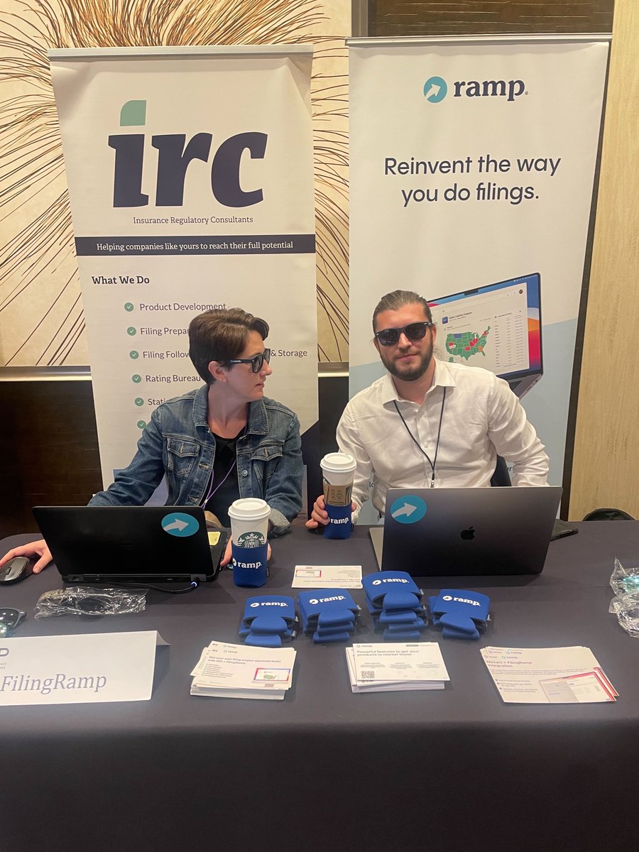 FilingRamp's tweet photo. Our team was busy the entire AICP conference giving demos, discussing new features &amp; updates, and meeting many customers in person for the first time.

We are so grateful for the chance to share all the ways we are changing the insurance industry’s processes. 

#FilingRamp #AICP https://t.co/KsvvXwfkO1