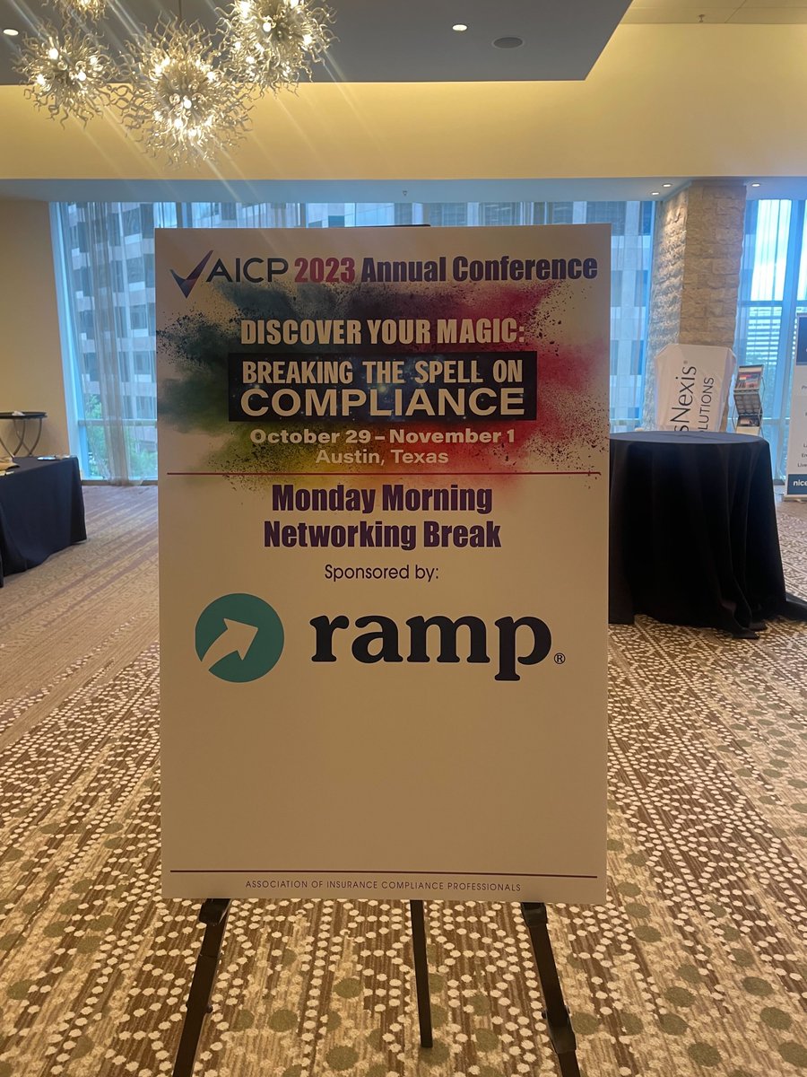 FilingRamp's tweet photo. Our team was busy the entire AICP conference giving demos, discussing new features &amp; updates, and meeting many customers in person for the first time.

We are so grateful for the chance to share all the ways we are changing the insurance industry’s processes. 

#FilingRamp #AICP https://t.co/KsvvXwfkO1