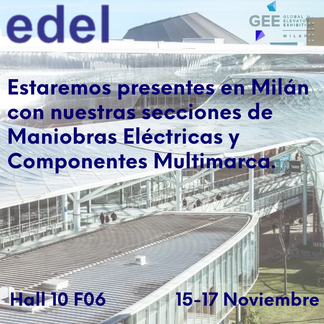 ComponentsEdel's tweet image. Noviembre ya está aquí y con él, la "Global Elevator Exhibition" en Milán!
👉Nos vemos del 15 al 17 de Noviembre en el Hall 10 F06.
Puedes solicitar tu entrada gratis en el enlace introduciendo el código: 6300318267
Reserva la fecha! ☑
🎟️Ticket!🎟️
ticketonline.fieramilano.it/gee/2023/op/in…